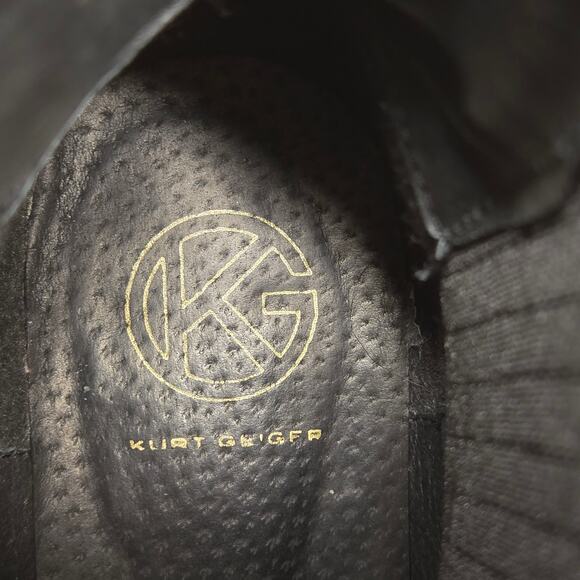 Kurt Geiger Sloane Chelsea Ankle Boot in Black Leather Mixed Textures, 39-US 8.5 - Picture 8 of 12